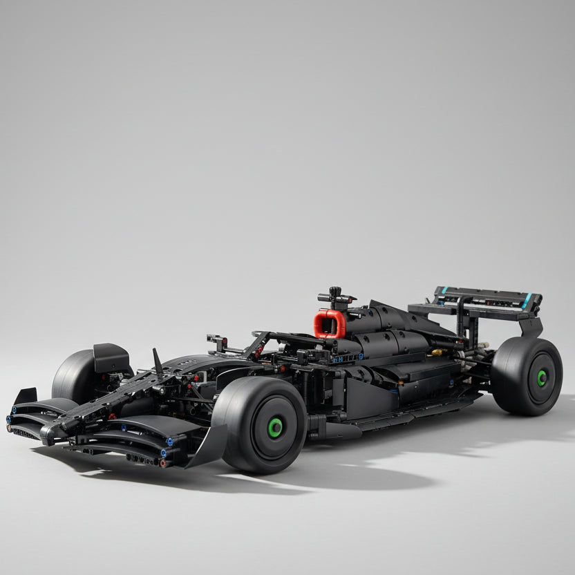 Mega black race car | Building blocks