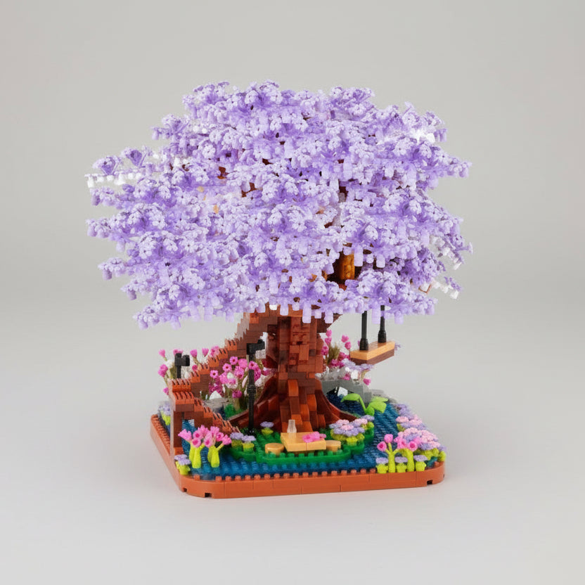 Small purple treehouse | Building blocks
