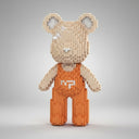 Bear with orange overalls | Building blocks