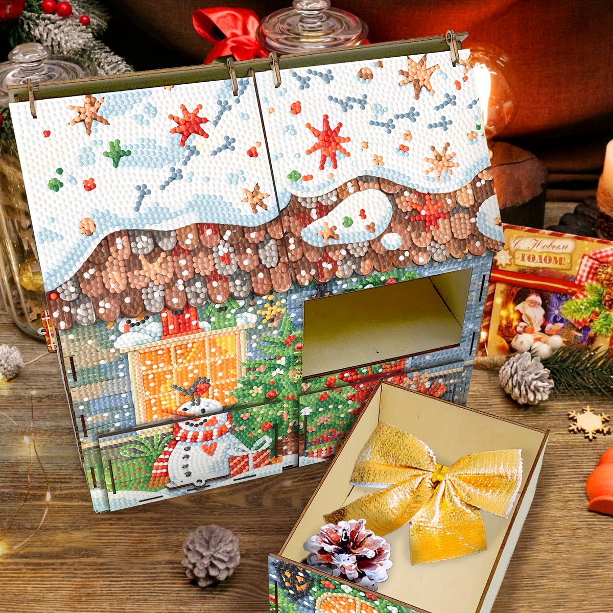 House with Drawers | Building Kit | Diamond Painting