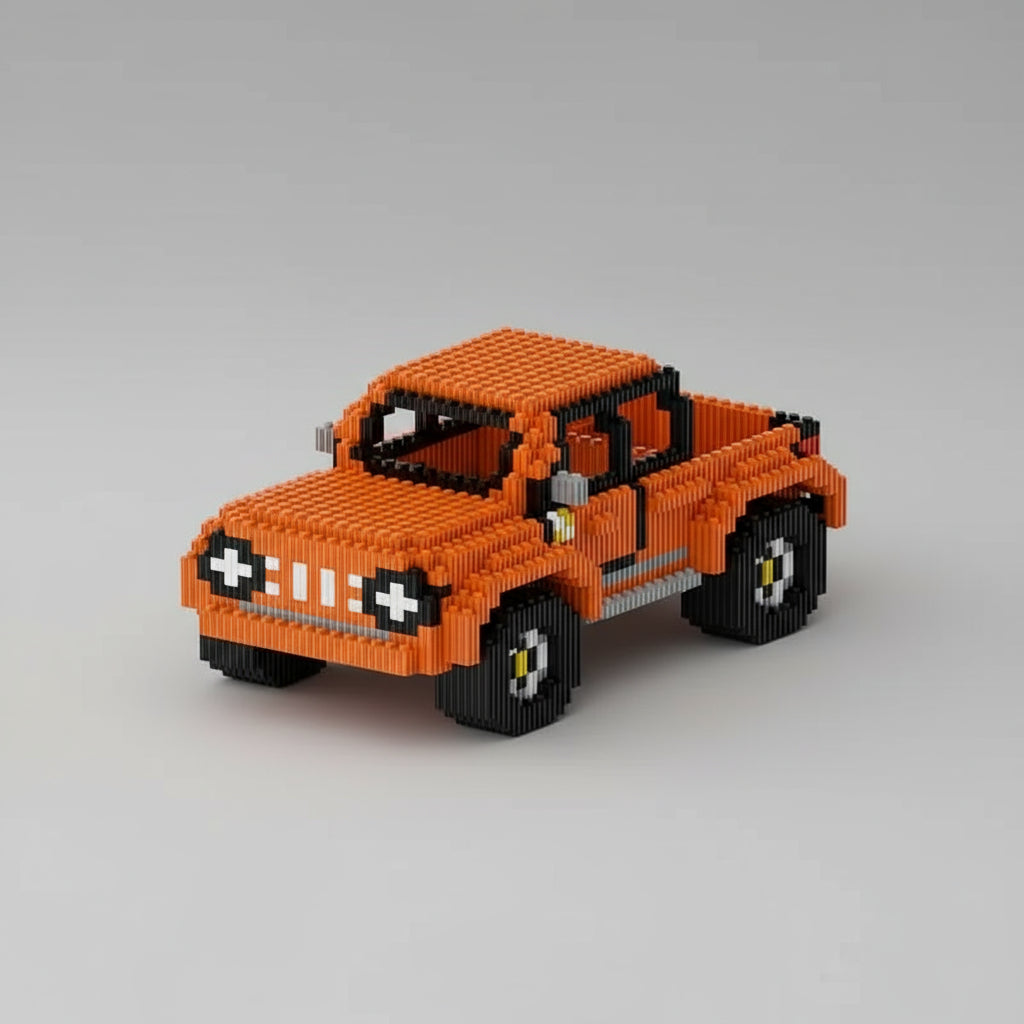 Orange Truck | Building Blocks