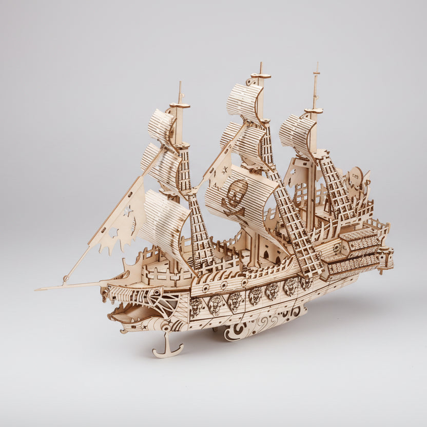 Large Ship | Wooden Construction Kit
