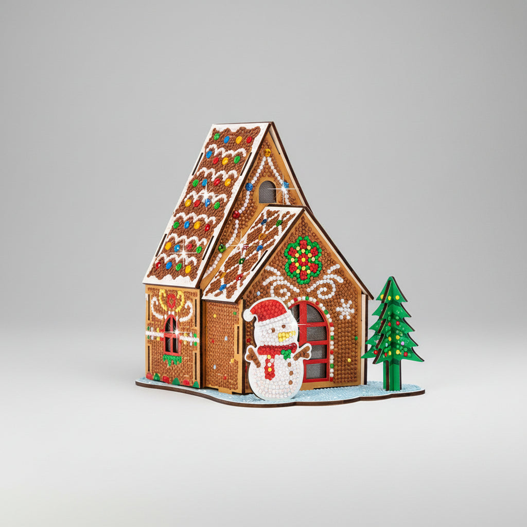 Christmas House | Building Kit | Diamond Painting
