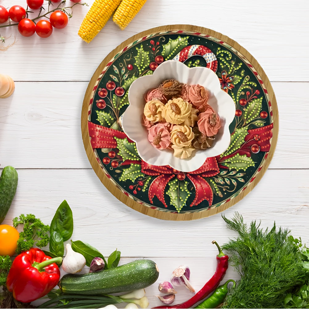 Merry Christmas | Serving tray | Diamond painting