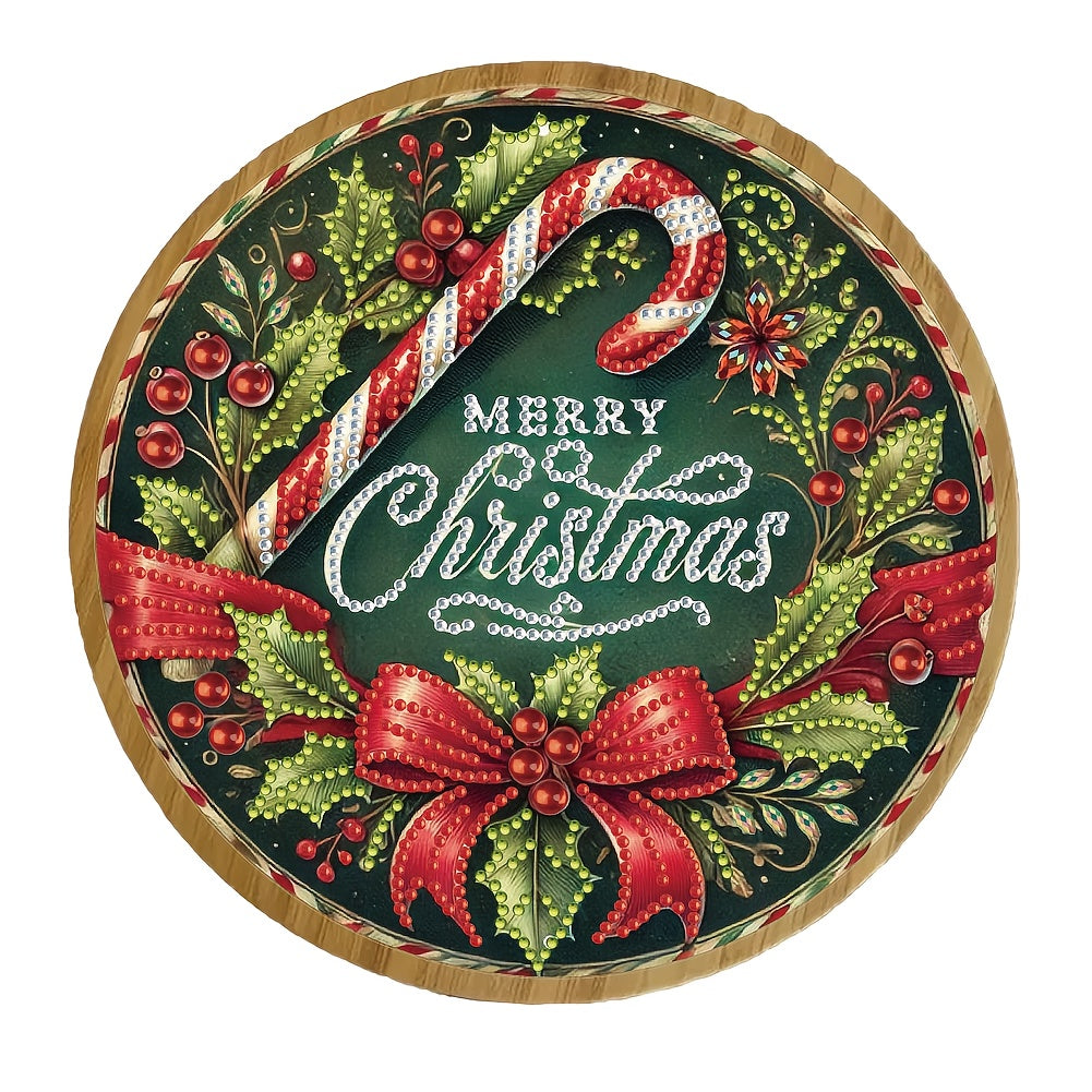 Merry Christmas | Serving tray | Diamond painting