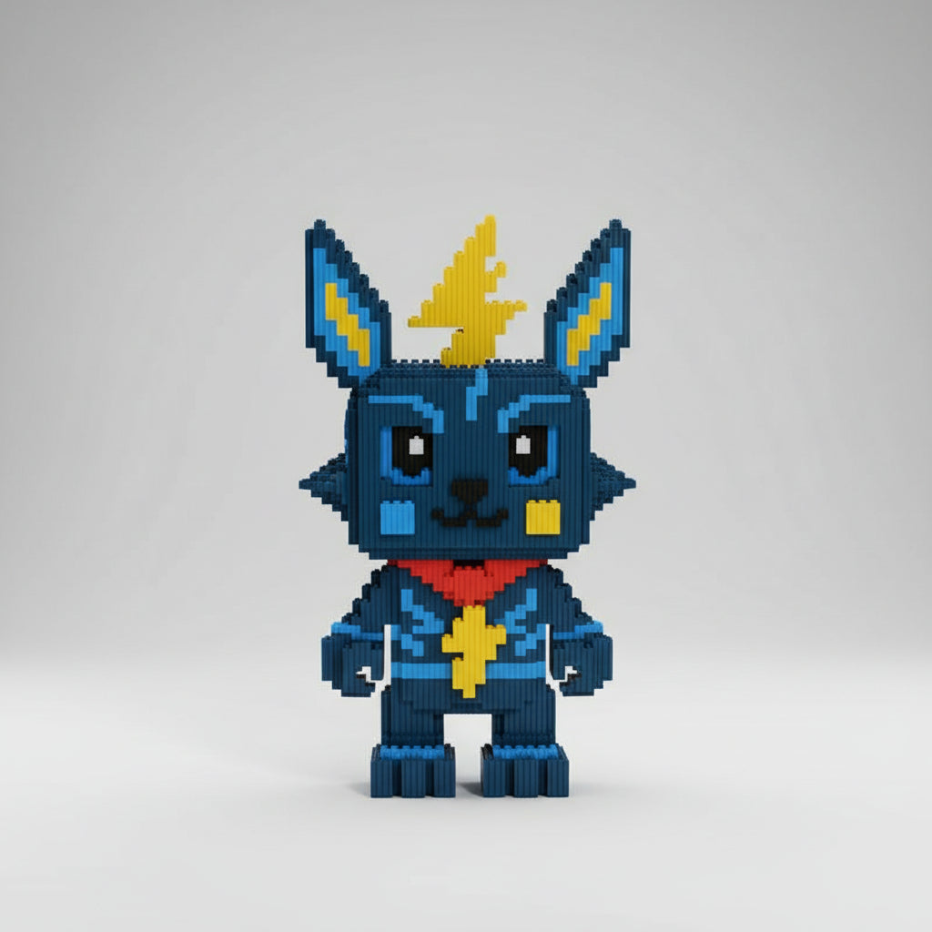 Lightning cat | Building bricks