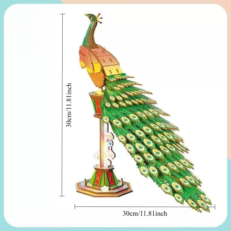Peacock | Wooden Construction Kit