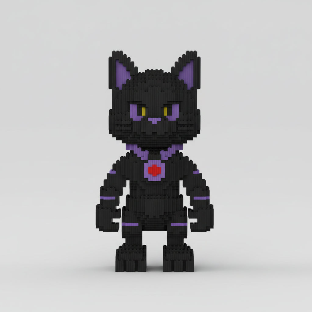 Tough cat | Building bricks