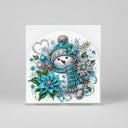 Snowman | Napkin holder | Diamond painting