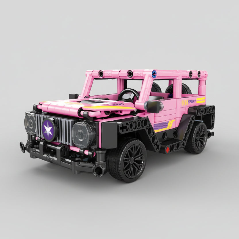 Pink Jeep | Building blocks