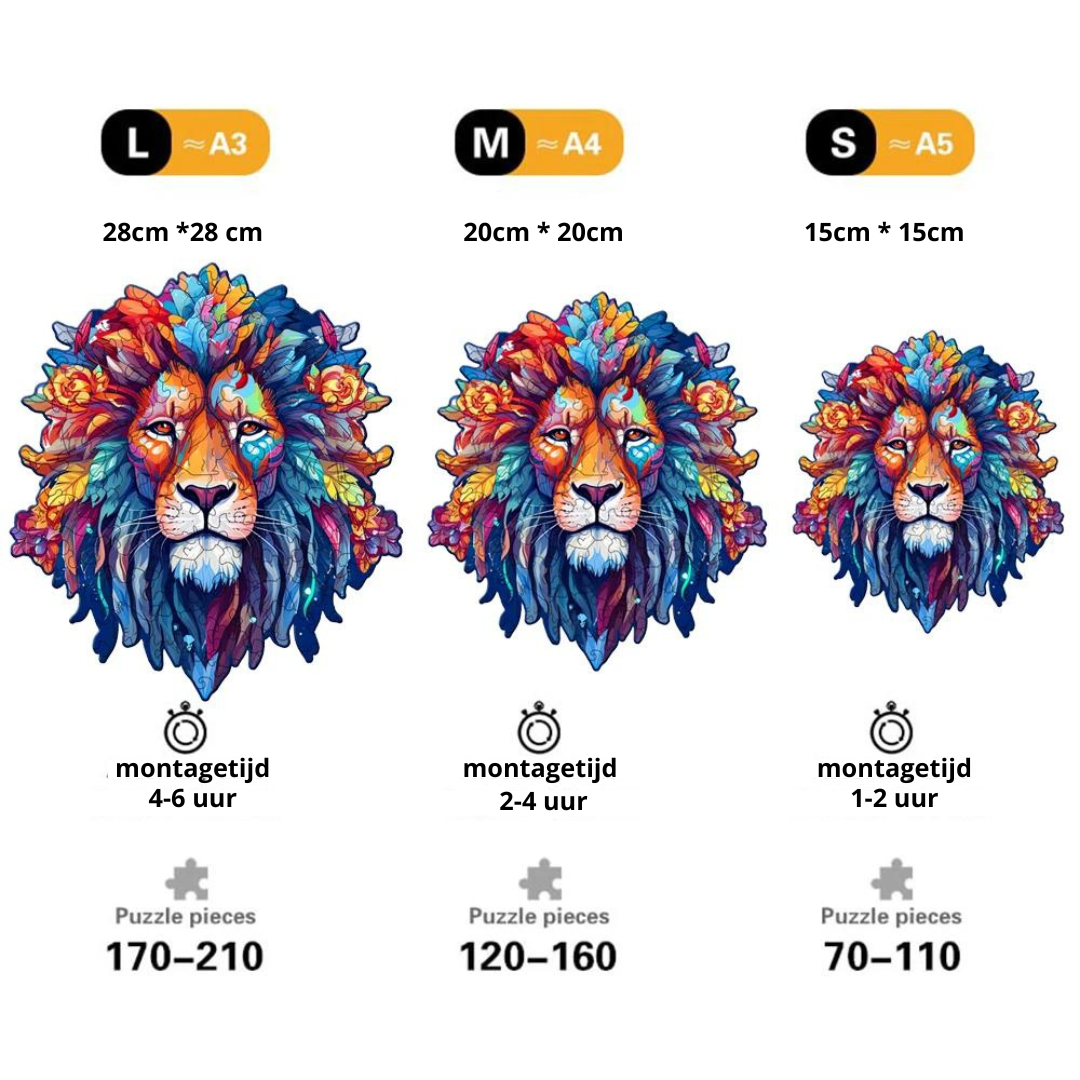 King Lion  | Wooden Puzzle
