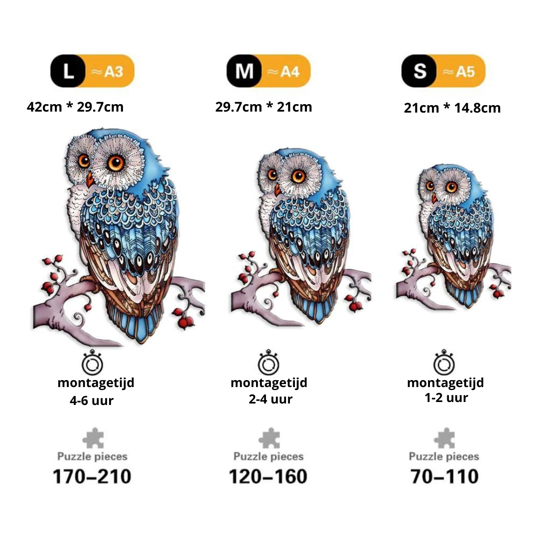 Owl  | Wooden Puzzle
