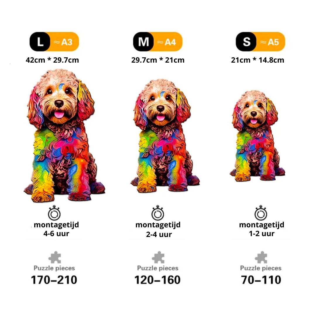 Cute Dog | Wooden Puzzle