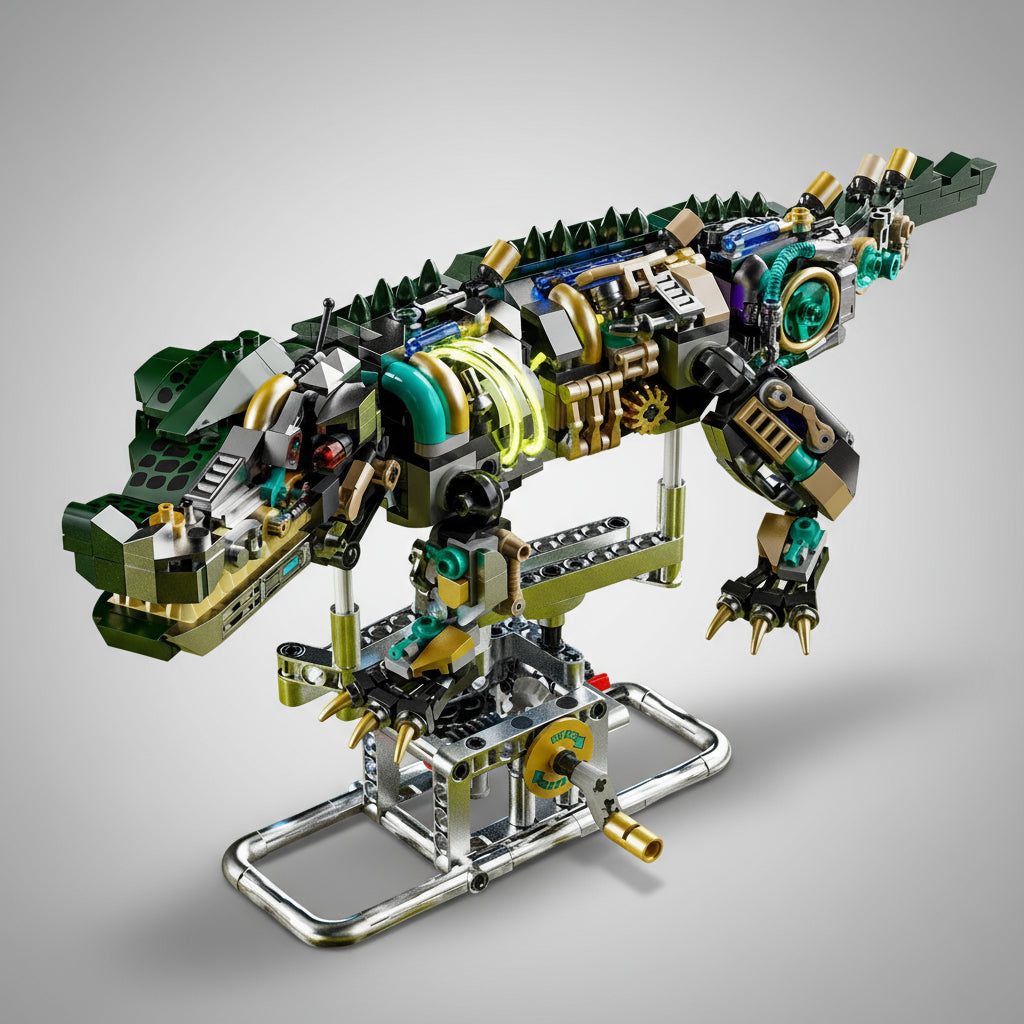 Moving crocodile | Building Blocks