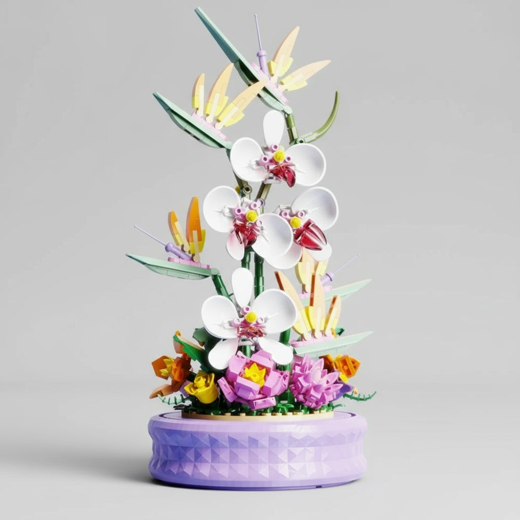 Flower music box | Building blocks