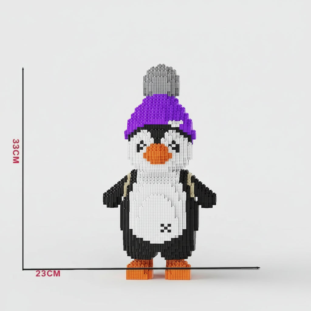 Penguin with Hat | Building Blocks
