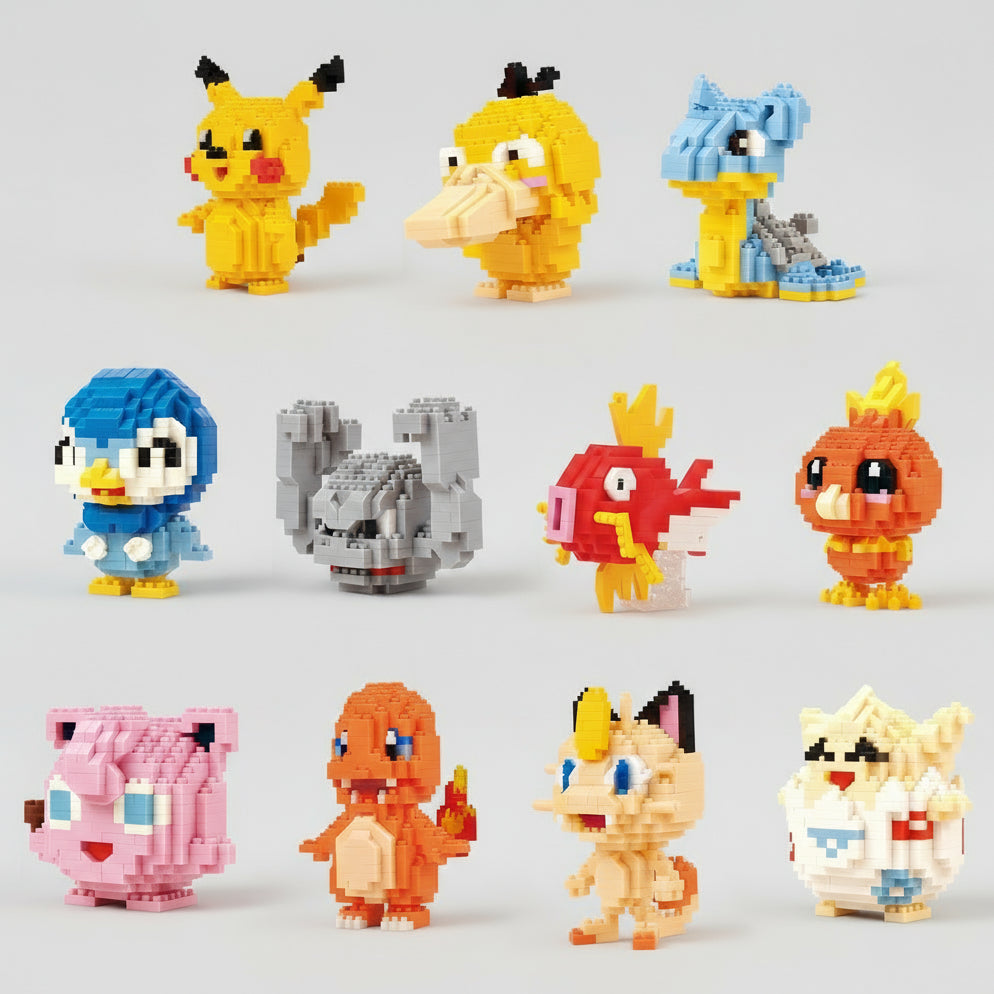 Mini Pokémon Bouwblokjes