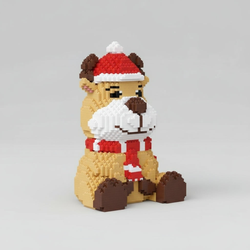 Reindeer with scarf | Building blocks
