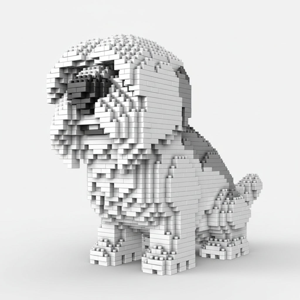 Schnauzer Bouwblokjes