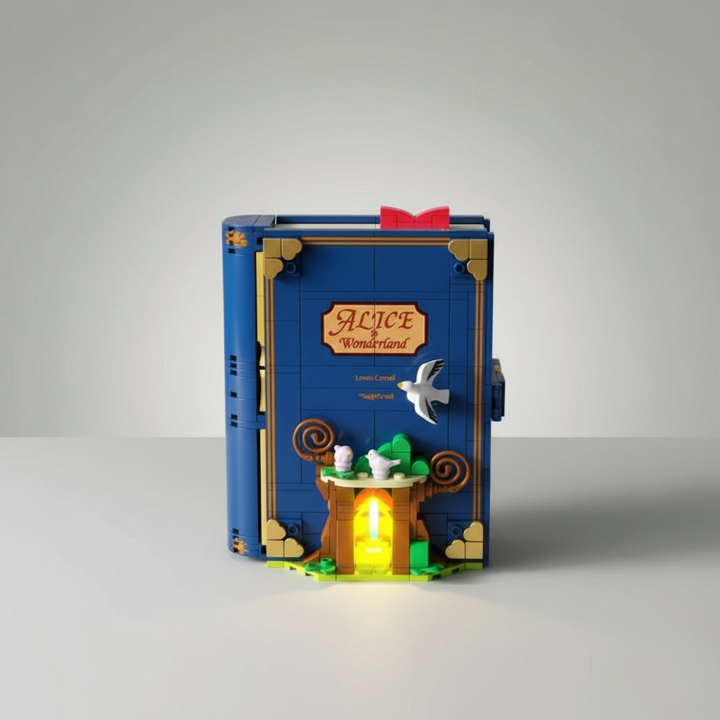 Sprookjesboek Alice In Wonderland Bouwblokjes