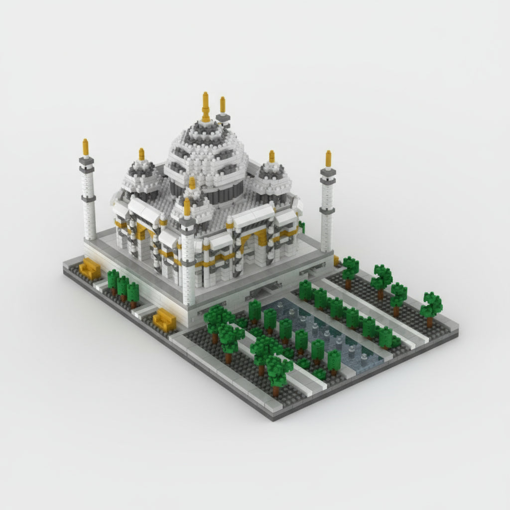 Taj Mahal Met Tuin Bouwblokjes