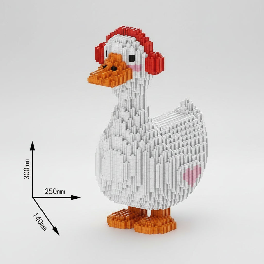 Goose with Headphones | Building Blocks