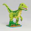 Velociraptor on a building plate | Building Blocks