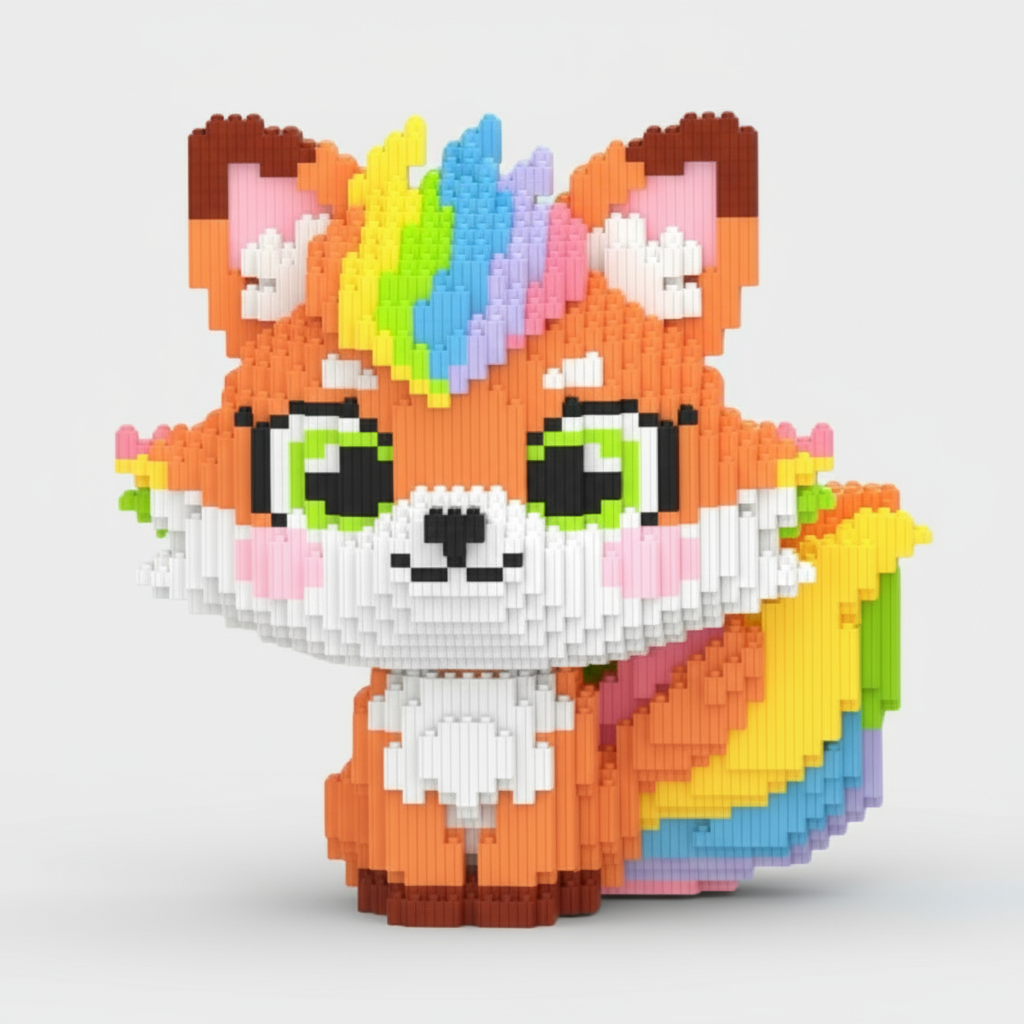 Colorful Fox | Building Blocks