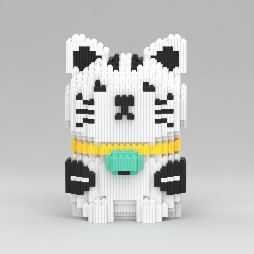Cat with Collar | Building Blocks