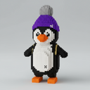 Penguin with Hat | Building Blocks