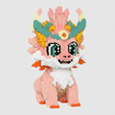 Cute Pink Dragon | Building Blocks