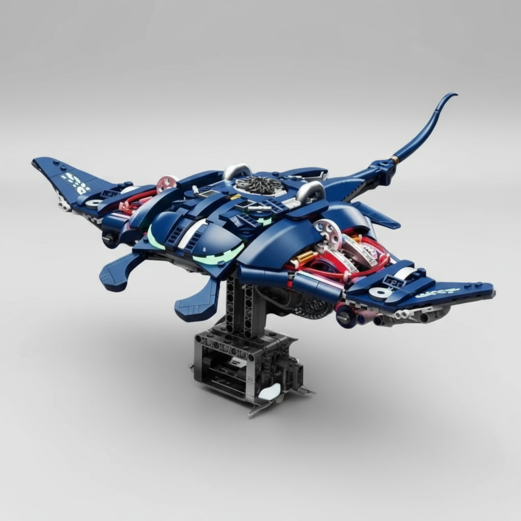 Moving Manta Ray | Building Blocks